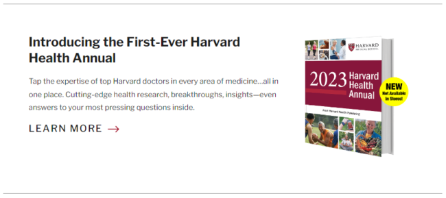 Groin Massage in Harvard Health Annual